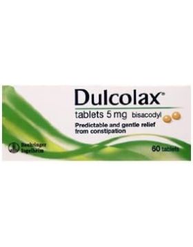 Dendron EDI Dulcolax Laxative Tablets 5Mg 60 Pack - Brand May Vary