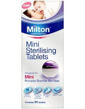 Milton Mini Sterilising Tablets 50 per pack