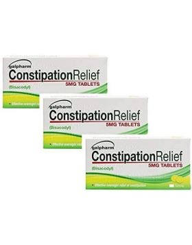60 Tablets Galpharm Constipation Relief | Overnight Relief from Constipation | 5mg Bisacodyl
