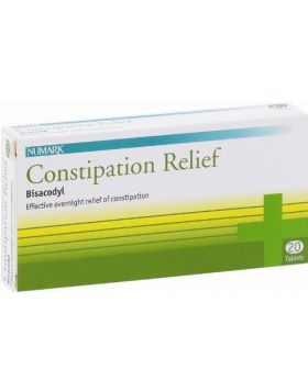 20 Tablets Numark Constipation Relief | Overnight Relief from Constipation 5mg