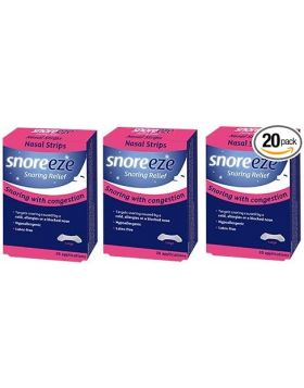 Triple Pack - Snoreeze Snoring Relief Nasal Strips - Large