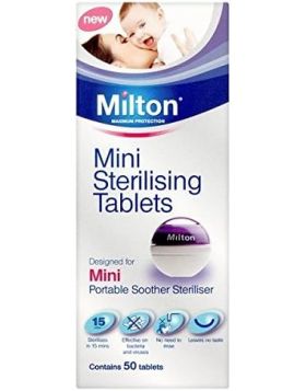 Milton Mini Sterilizing Tablets - Contains 50 Tabs by Milton