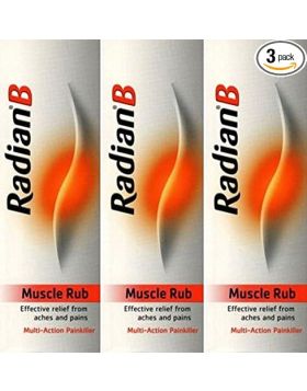 Radian B Muscle Rub 100 grams x 3 Packs