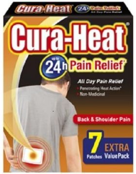 Cura-Heat Back & Shoulder Pain - 7 Heat Packs