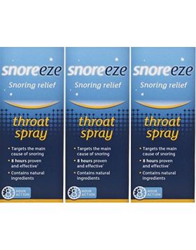 Snoreeze Snoring Relief Throat Spray 14ml x 3 Packs