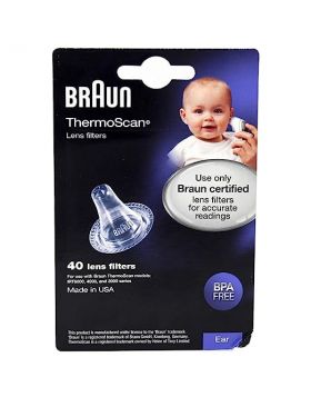 Braun Lf40 Ear Thermometer Lens Filters, 2 Pack, 80 Filters