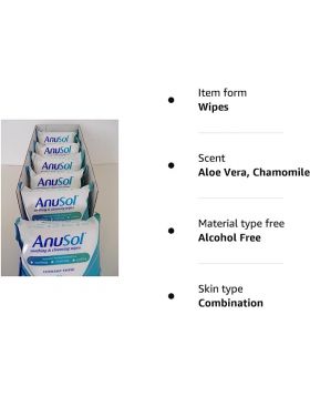 Anusol Wipes 30 Pack of 6