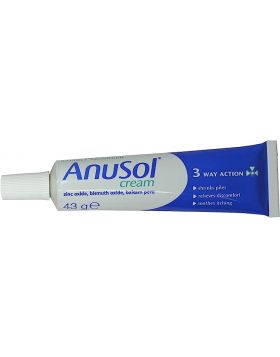 2 x Anusol Haemorrhoids Piles Treatment 43g Cream