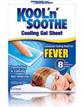 Kool 'N' Soothe Kids Cooling Strip Sachets, 4 Count (Pack of 1)