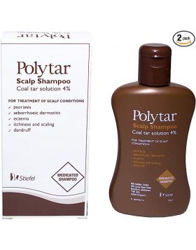 Polytar Stiefel Shampoo for Treatment of Dandruff and Itching Scalp 150ml x 2
