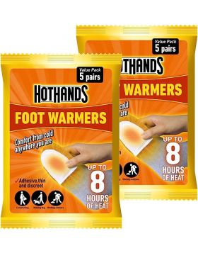 HOTHANDS Foot Warmers -8 hours of heat - Air activated