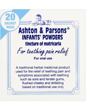 Ashton & Parsons Infants' Powders for Teething Pain Relief Satchets