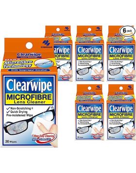 ClearWipes Lens Cleaners 6 x 20 pack