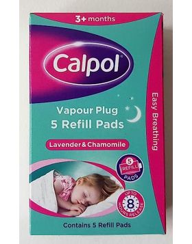 THREE PACKS of Calpol Vapour Plug In Refills 5 Refills