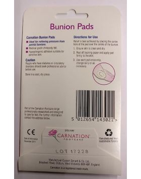 CARNATION BUNION OVAL PADS