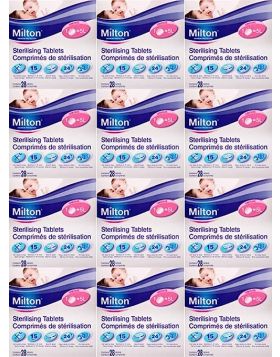 Milton Steralising Tablets 28 Tablets x 12 Packs