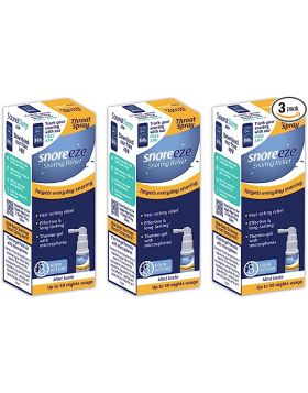 Snoreeze Snoring Relief Throat Spray Triple Pack 