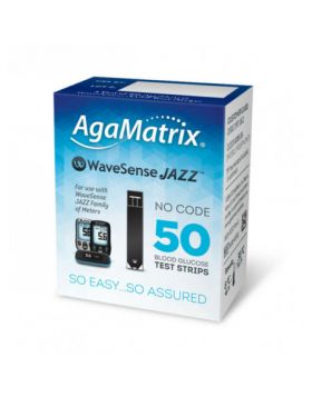 AgaMatrix WaveSense Jazz Blood Glucose 50 Strips