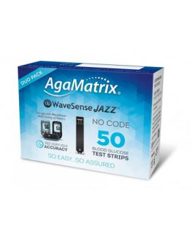 AgaMatrix WaveSense Jazz Duo - 50 Test Strips