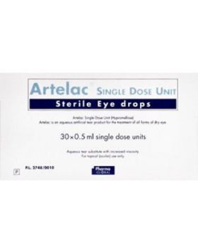 Artelac Single Dose Units 0.32% 0.5ml – 30 Pack