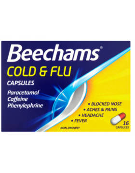 Beechams Cold & Flu – 16 Capsules