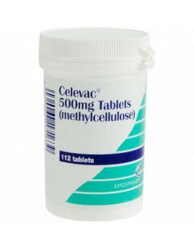 Celevac (Methyl cellulose) Bulking Agent 500mg 112 Tablets