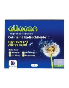 Allacan Hayfever Allergy Relief  12 Month Supply