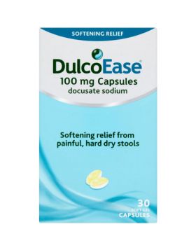 Dulcolax Dulcoease Stool Softener 100mg – 30 Capsules