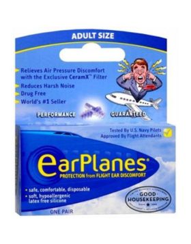 Earplane Adult Earplugs - 1 Pair
