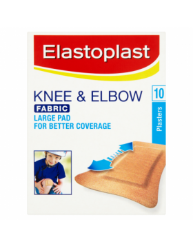 Elastoplast Knee and Elbow Plasters Large 10 Pack