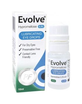 Evolve Hypromellose Eye Drops 0.3% Preservative Free - 10ml