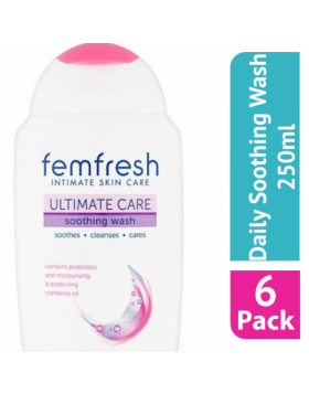 Femfresh Ultimate Care Soothing Wash 250ml - (Case Of 6)
