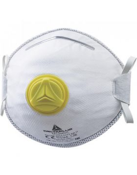 FFP2 Breathable Face Mask With Valve - 10 Pack (Delta Plus) M1200VC