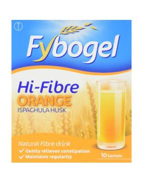 Fybogel Hi-Fibre Orange Flavour - 10 Sachets
