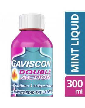 Gaviscon Double Action Liquid Peppermint – 300ml