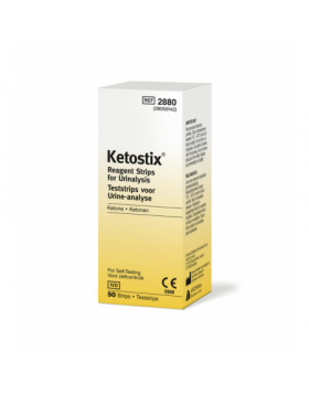 Ketostix Reagent Strips for Ketone Urinalysis - 50 Test Strips