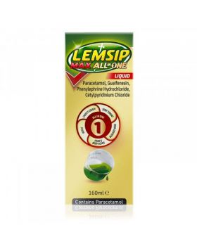 Lemsip Max All in One Cold & Flu Liquid - 160ml