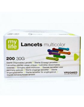 Mylife 30g Lancets Multicolour 200 Lancets