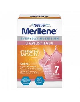 Nestle Meritene Energis Strawberry Shake 30g - Pack Of 7