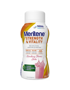 Nestle Meritene Ready To Drink Strawberry Shake - 200ml