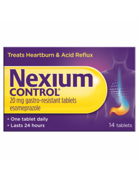 Nexium Control For Heartburn And Acid Reflux 20mg – 14 Tablets
