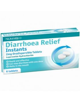 Numark Diarrhoea Relief Loperamide Instants - 6 Tablets