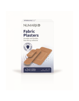 Numark Flexible Fabric Plasters 24 Assorted Sizes