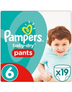 Pampers Baby Dry Pants Size 6 x 19