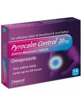 Pyrocalm Control Omeprazole 20mg Tablets - 14 Pack