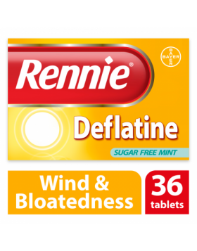 Rennie Deflatine Sugar-Free Mint – 36 Tablets