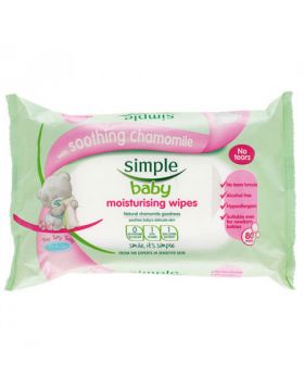 Simple Baby Moisturising Wipes (Pack of 80)