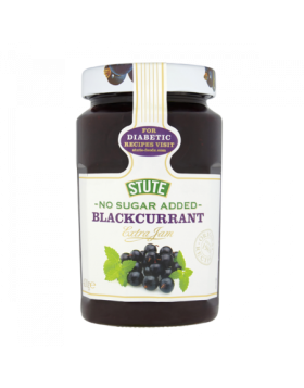 Stute No Added Sugar Blackcurrant Extra Jam - 430g
