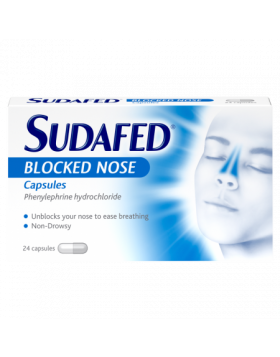 Sudafed Blocked Nose – 24 Capsules