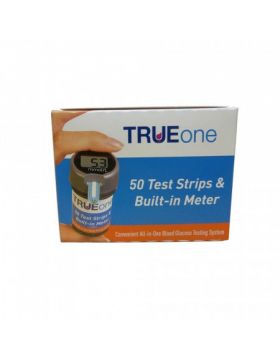 True One Test 50 Test Strips and Built-in Meter